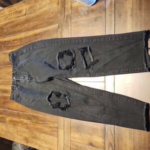 Black Shein womens jeans.